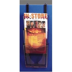 Deflecto Literature Files Landscape Clear [Pack 3]